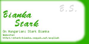 bianka stark business card